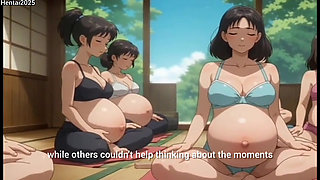 SFW Pregnant woman Cartoon Hentai Animation