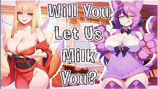 [ff4m] For Your Job Interview, Two Hot Monster Girls Milk You To Ensure Quality [lewd Asmr Preview]