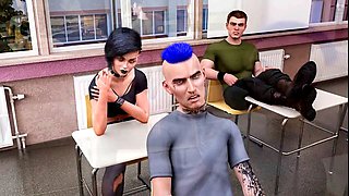 Professor and student engage in an adult game with a naughty mom twist