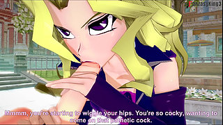 Mai Valentine blowjob - Yu Gi Oh