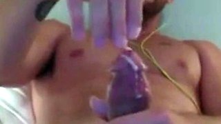 Big Cock Man Cums on Webcam