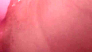 Creamy Fucking with Huge Pink Dildo Until Orgasm