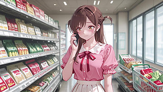 Chizuru Mizuhara Hentai Cosplay. Lazy Shopping Day Turns Into Sex