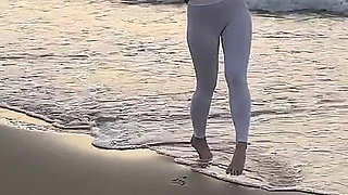 Naked Masturbation on the Sea!