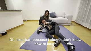 Women Tickling and Wrestling