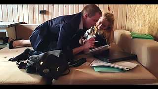 Helped with Homework and Fucked a Student in Her Tight Pussy