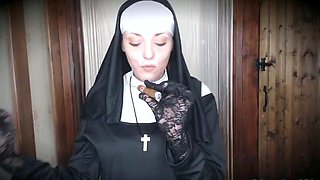 MistressLucyXX - Cigar Smoking Nun