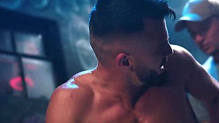 Ruslan Angelos Monster Cock Barebacks Alex Brand in Mafia Den