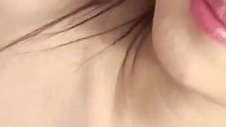 Sluty Asian Scene-4_sexy Japanese Brunette in Latex Lingerie Getting Her Hairy Pussy Fucked