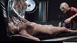 Alien Sex Bukkake & Dominate Rissa May