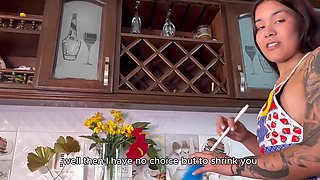 Giantess Maid Shrinks You