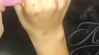 The Rascal Came Hard, First in My Pussy and Then in My Mouth in the Gloryhole