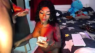 Hot Black Maid Does Some Webcam Black and Ebony