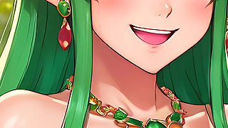 Ai Nude Art Slideshow - Cartoon Nude Adult Woman Eating Sapodilla