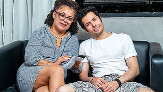 Fat Mature Gets Fucked in the Ass by Her Stepson