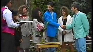 Vintage orgy with double penetrations