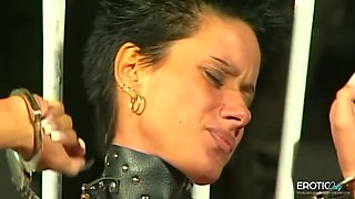 Hot Wax On Submissive Slave Skin