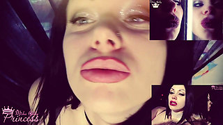 Let's fantasize about my sexy big pink lips