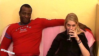 Teen Katis Frst BBC While Her Boyfriend Watches