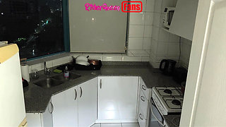 Sexy Sepmom in Kitchen - Video for Fans