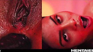 Bukkake xxx with vicious Octavia Red and Josephine Jackson from Hentaied