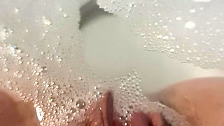 I give myself an orgasm in the bath.