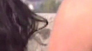 Hot Rooftop Threesome with Intense Fisting