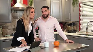 Stepdaughter and stepsister sex in a long, hot scene