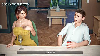 Crazy Step-mother shares BWC Sonnie with her Finest Homie in Wild Three-way (Total 3 DIMENSIONAL Anime)