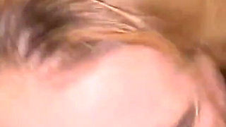 Toilet pee fun sloppy teen blowjob