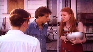 Blonde brunette and redhead having threesome at the office