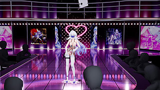 Mockingbird - Something Black Exposed Erotic Lingerie Thong Stage Performance Shame White Silk Pantyhose