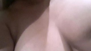 Chubby Brunette Big Boobs Dildo Masturbation