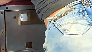 Hot Big Ass Latina Emanuelly Raquel Female Orgasm Interactive Toy Short Jeans Shorts