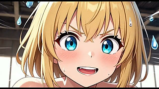 Cute Girls in Space Yard, Ai Animation