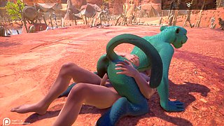 ดราก้อนบอลบลูม่า, reptiles animation, furry hentai