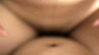 A Super Smooth Indonesian Girl Wearing Satin Lingerie While Riding a Cock