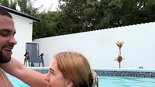 PearlCockGuy - Fucking In The Pool with This Petite Slut