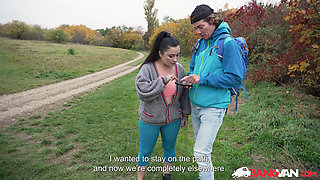 Busty Rv Driver Jennifer Mendez Rescues Lost Hikers and Gets Rewarded