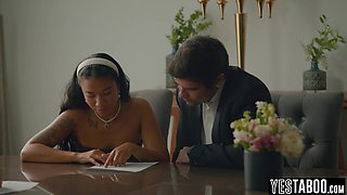 Huge tits Spic bride humped in public