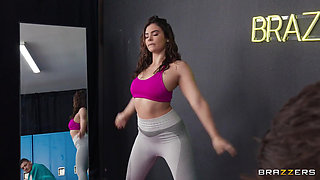 Brazzers - Violet Starr and Nina White Show off Their Leggings, Leg Warmers and Tight Asses