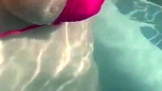 Artemisia Love Sexy and Horny Underwater Showing Her Big Tits in a Super Micro Bikini and You Can See Her Aureolas…