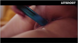 Gorgeous Lesbian Step Sisters Play With Each Others Wet Pussies