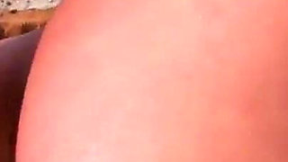 Sandy beach sex with nice anal whore