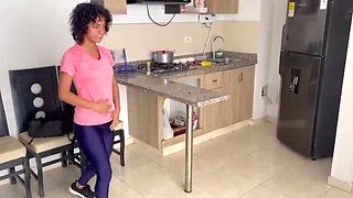 Hard Latin Teen Fucked in Apartment