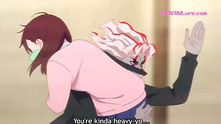 Hot MILF Moans in Dandadan HENTAI Parody While Getting Fucked  Creampied Hard