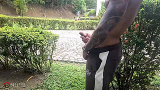 Voyeuristic gardener fucks his horny boss outdoors - Brandon Cruz & Alejandra Palacios