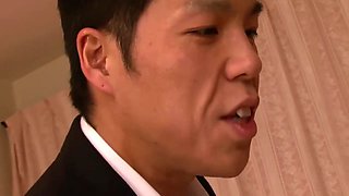 Rui Natsukawa - Dirty Asian Bitch Lets Her Hairy Pussy Be Fucked