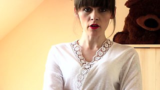 Big boobs webcam slut toys her asshole