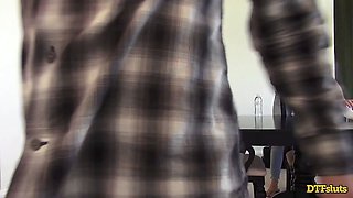 Chanel Preston's Gets An Unexpected Phone Fuck - Rough Kitchen Bang By James Deen